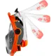 Повнолицьова маска Aqua Speed SPECTRA 2.0 9915 Чорний, Помаранчевий Уні S/M (247-75 S/M)