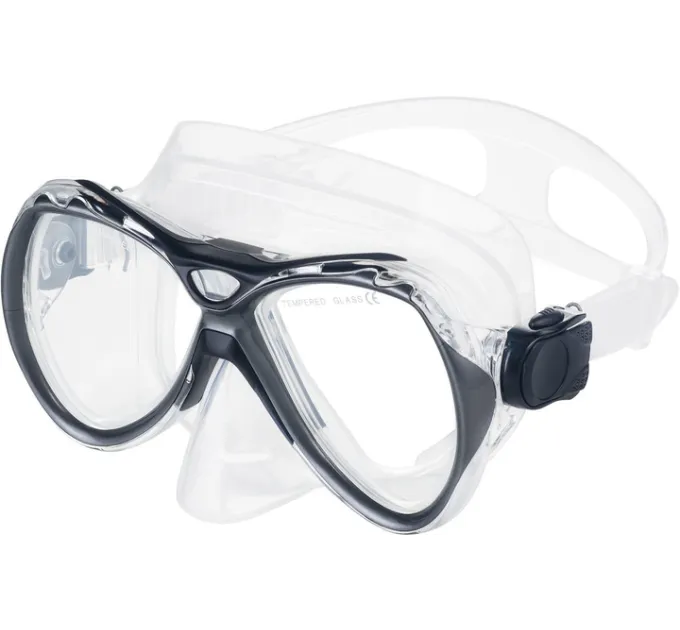 Набір маска та трубка Aqua Speed Manus + Borneo 8238 Чорний OSFM 606-07