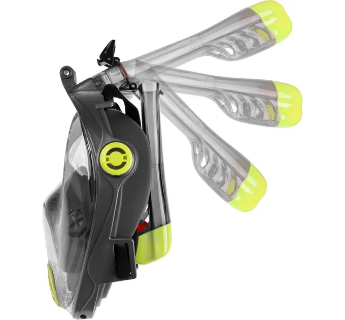 Повнолицьова маска Aqua Speed SPECTRA 2.0 9921 Чорний, Жовтий Уні L/XL (247-30 L/XL)