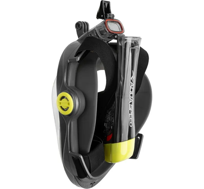 Повнолицьова маска Aqua Speed SPECTRA 2.0 9921 Чорний, Жовтий Уні L/XL (247-30 L/XL)