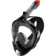 Повнолицьова маска Aqua Speed BRIZO чорний Унісекс S/M 227-07 S/M