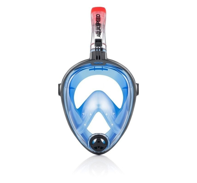 Повнолицева маска Aqua Speed SPECTRA 2.0 7073 синій, чорний Чол S/M (5908217670687)