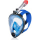 Повнолицева маска Aqua Speed SPECTRA 2.0 7073 синій, чорний Чол S/M (5908217670687)