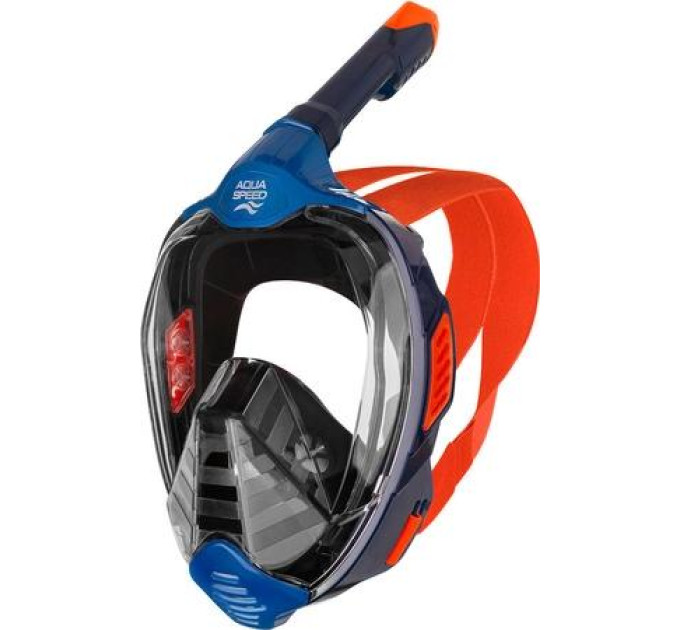Повнолицьова маска Aqua Speed VEIFA ZX синій,червоний Унісекс S/M 554-10 Повнолицьова маска Aqua Speed VEIFA ZX синій,червоний Унісекс S/M 554-10