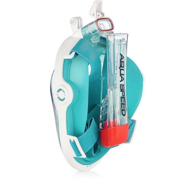 Повнолицева маска Aqua Speed SPECTRA 2.0 блакитний, білий Жін S/M (5908217670717)