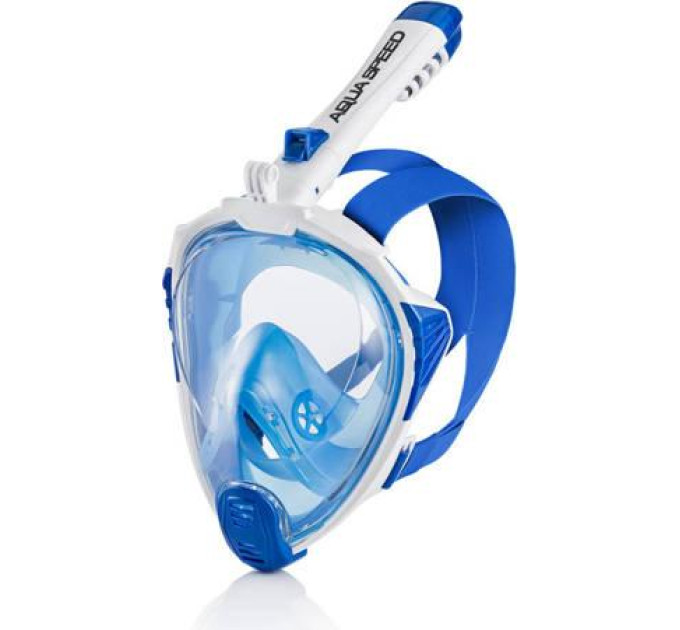 Повнолицева маска Aqua Speed DRIFT 7086 білий, синій Уні S/M 249-51