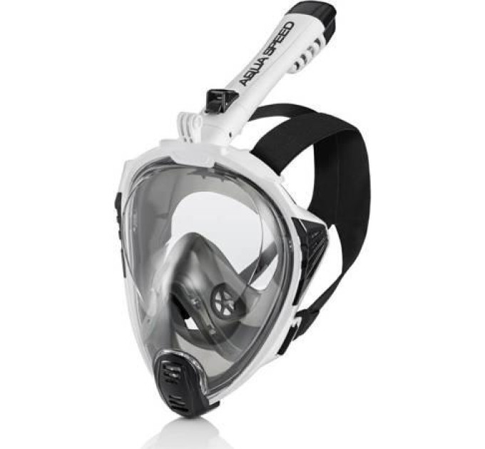 Повнолицева маска Aqua Speed DRIFT 7087 чорний, білий Уні S/M 249-57