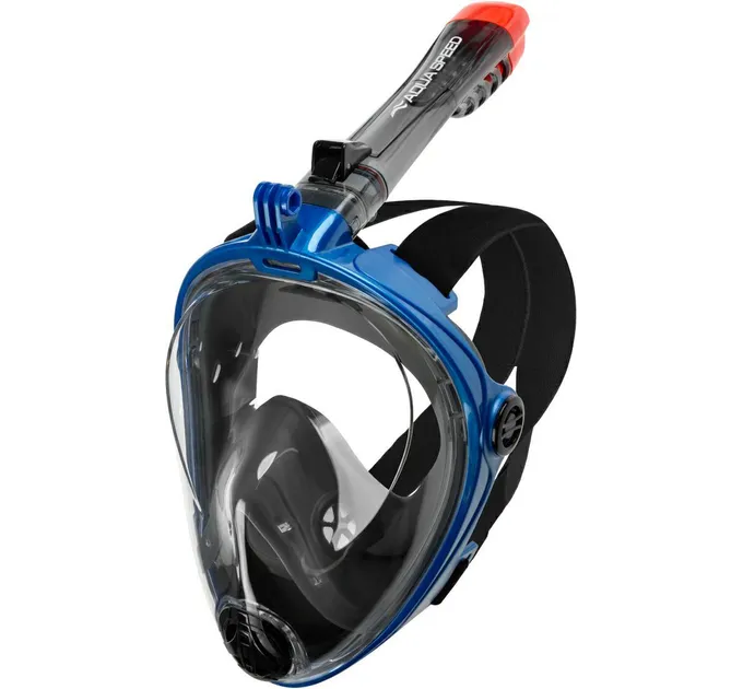 Повнолицьова маска Aqua Speed SPECTRA 2.0 9909 Чорний, Синій Уні S/M (247-10 S/M) Повнолицьова маска Aqua Speed SPECTRA 2.0 9909 Чорний, Синій Уні S/M (247-10 S/M)