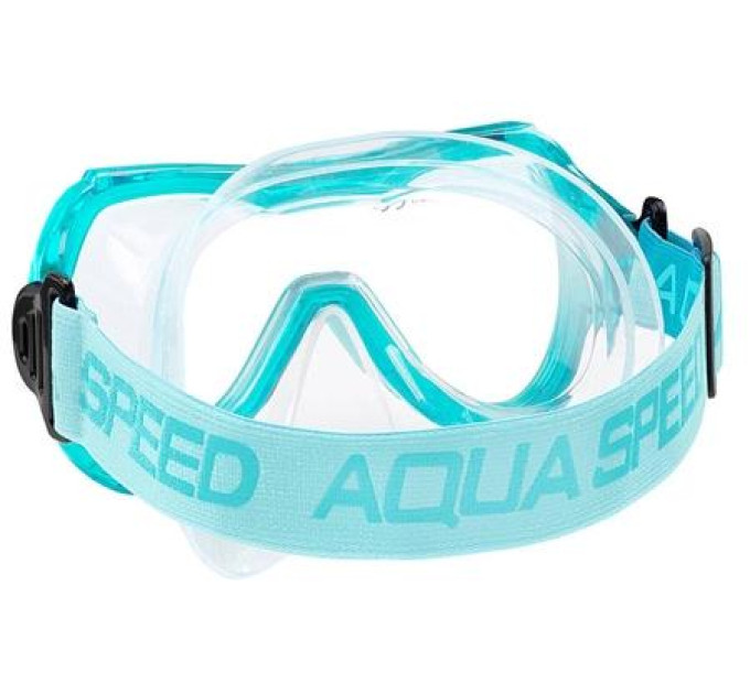 Маска для дайвінгу Aqua Speed ALIZE FS блакитний One Size 622-04