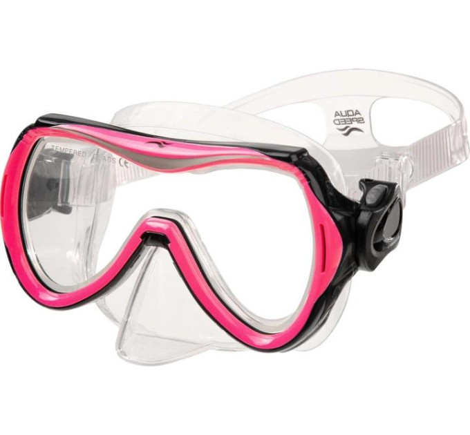 Дитячий Набір маска і трубка Aqua Speed Alize + Samos Рожевий OSFM (617-03)