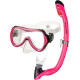 Дитячий Набір маска і трубка Aqua Speed Alize + Samos Рожевий OSFM (617-03)