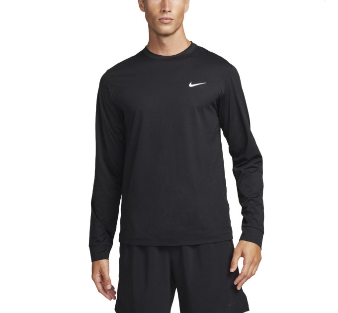 Чоловічий Лонгслів Nike M NK DF UV HYVERSE LS Чорний L (7dFB8583-010 L)