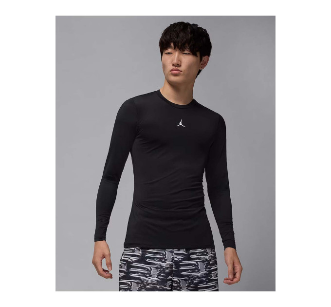 Чоловічий Лонгслів Jordan M DF SPRT LS BASELAYER Чорний L (7dHQ8683-010 L)