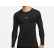 Чоловічий Лонгслів Nike DF TIGHT TOP LS Чорний M (7dFB7919-010 M)