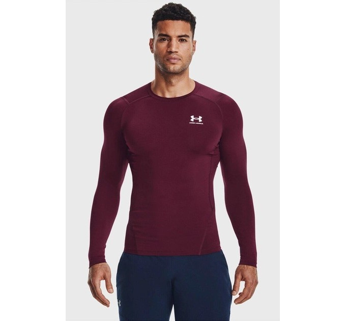 Лонгслів Under Armour UA HG Armour Comp LS бордовий Чол LG 1361524-609 LG