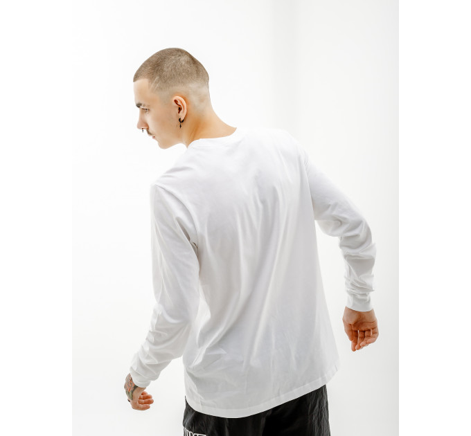Чоловічий Лонгслів Nike M NSW CLUB TEE - LS Білий 2XL (7dAR5193-100 2XL)