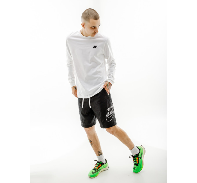 Чоловічий Лонгслів Nike M NSW CLUB TEE - LS Білий 2XL (7dAR5193-100 2XL)