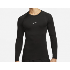 Чоловічий Лонгслів Nike DF TIGHT TOP LS Чорний L (7dFB7919-010 L)