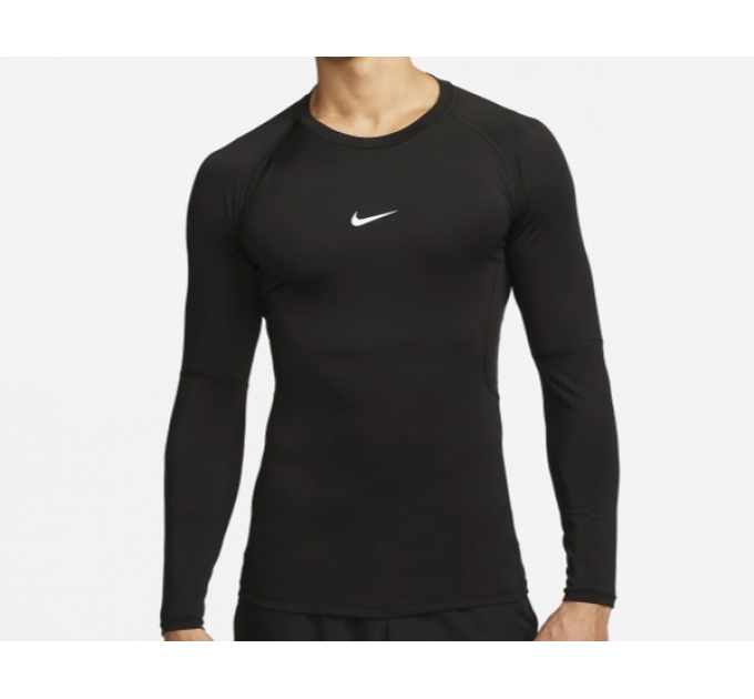 Чоловічий Лонгслів Nike DF TIGHT TOP LS Чорний L (7dFB7919-010 L) Чоловічий Лонгслів Nike DF TIGHT TOP LS Чорний L (7dFB7919-010 L)