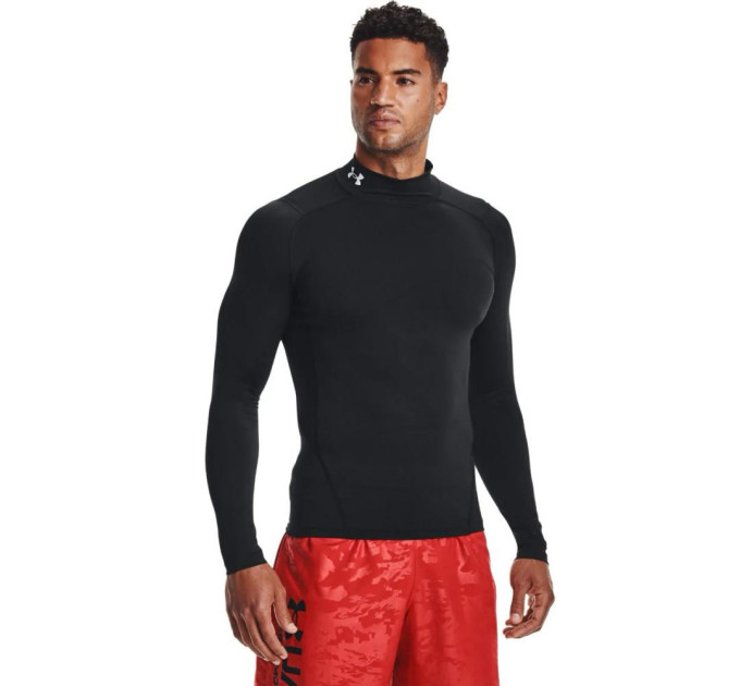 Лонгслів UA HG Armour Comp Mock LS чорний Чол MD 1369606-001 MD