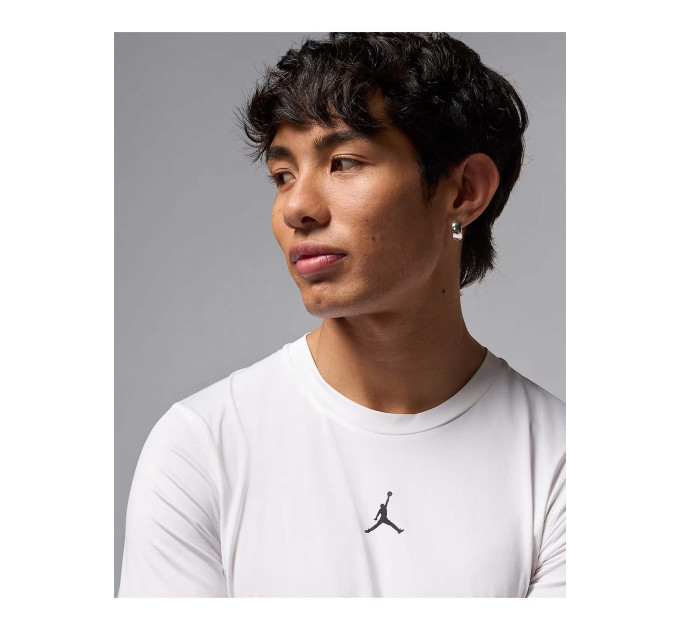 Чоловічий Лонгслів Jordan M DF SPRT LS BASELAYER Білий L (7dHQ8683-100 L)