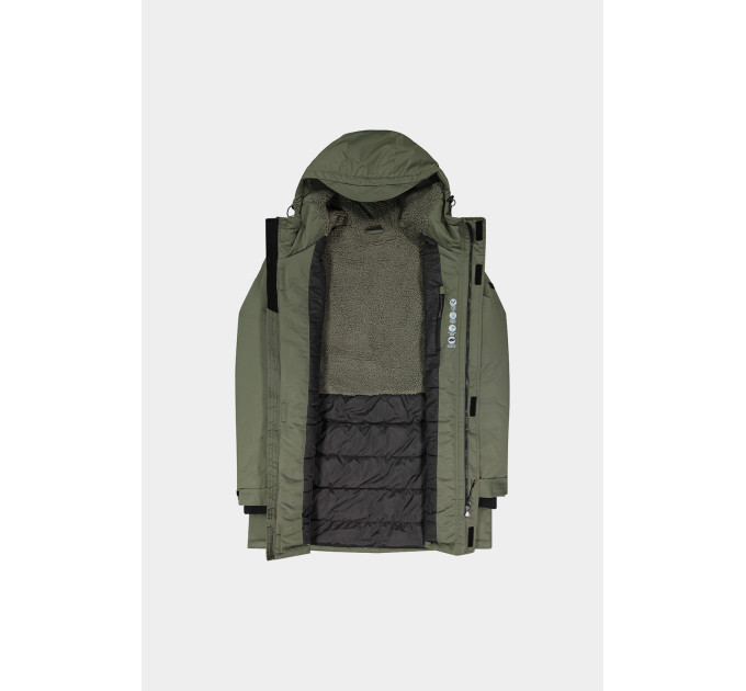 Чоловіча Парка CMP MAN PARKA FIX HOOD Хакі XL (7d33K2207-E319 XL)
