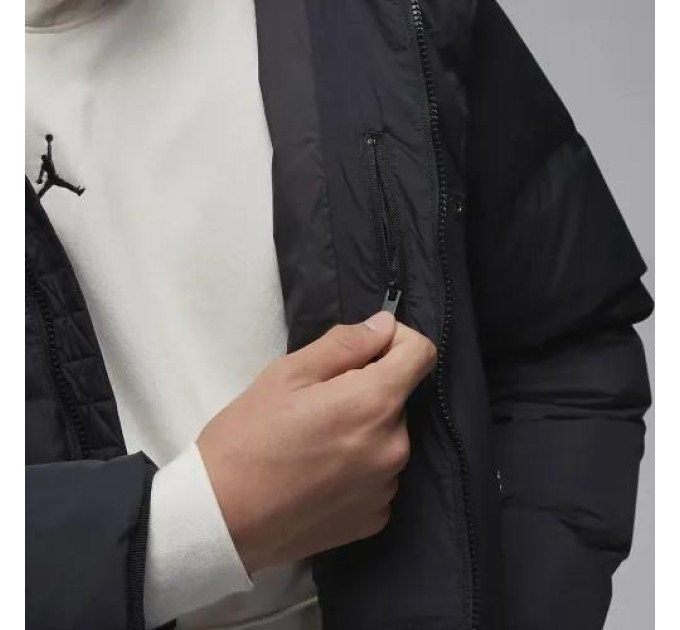 Чоловічий пуховик JORDAN M J FLIGHT DOWN PARKA Чорний M (7dFV7269-010 M)