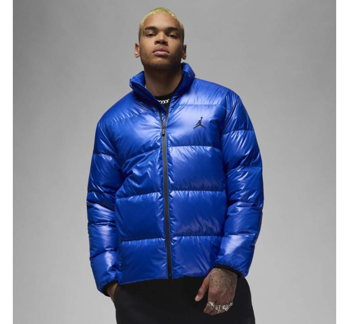 Чоловічий пуховик JORDAN M J FLIGHT DOWN PUFFER Синій S (7dFV7271-480 S)