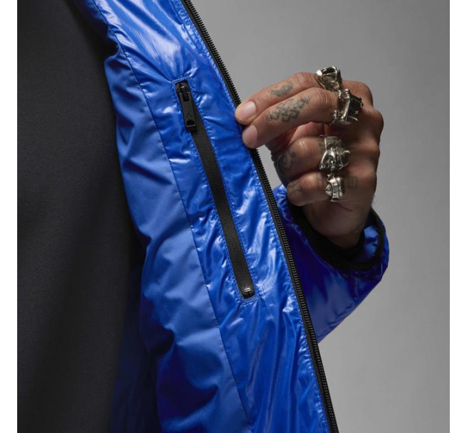 Чоловічий пуховик JORDAN M J FLIGHT DOWN PUFFER Синій S (7dFV7271-480 S)