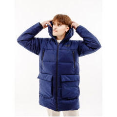 Чоловічий Куртка пуховик PUMA Protective Hooded Down Coat Синій M (7d67537806 M)