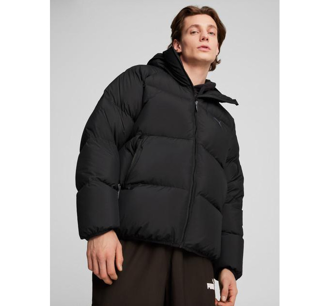 Чоловічий пуховик PUMA Down Puffer Jacket Чорний XL (7d62647601 XL)