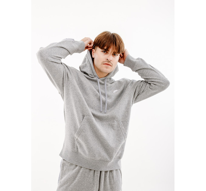 Чоловічий Костюм спортивний Nike CLUB FLC GX HD TRK SUIT Сірий S (7dFB7296-063 S)