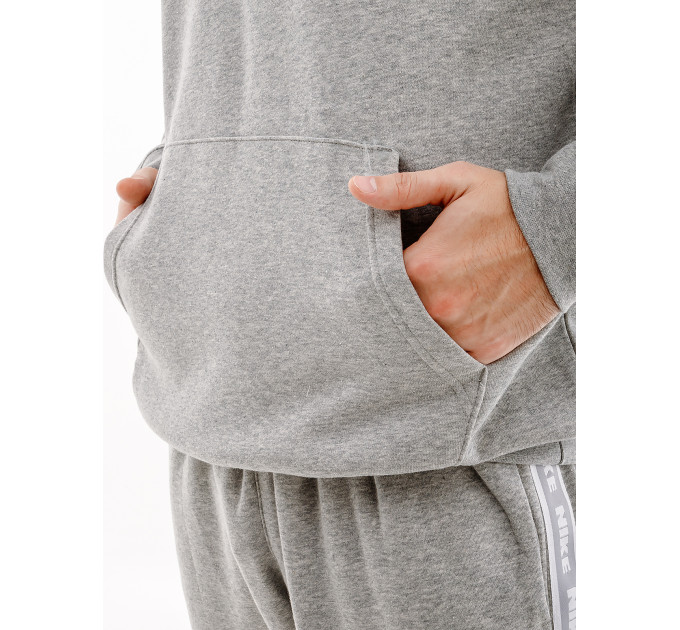 Чоловічий Костюм спортивний Nike CLUB FLC GX HD TRK SUIT Сірий S (7dFB7296-063 S)