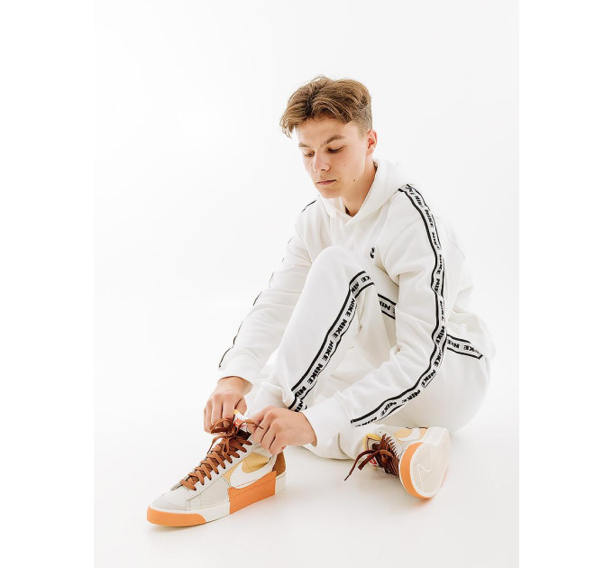 Чоловічий Костюм спортивний Nike CLUB FLC GX HD TRK SUIT Білий 2XL (7dFB7296-100 2XL)