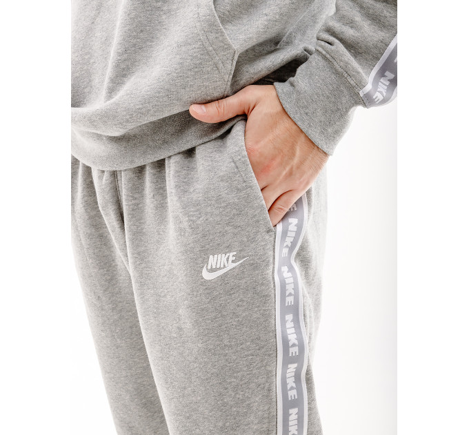 Чоловічий Спортивний костюм Nike M NK CLUB FLC GX HD TRK SUIT Сірий L (7dFB7296-063 L)