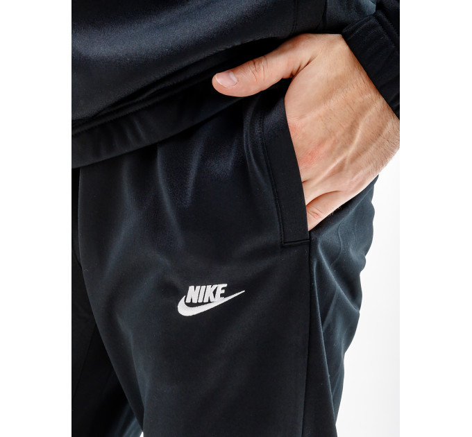 Чоловічий Костюм спортивний Nike M NK CLUB PK TRK SUIT Чорний XL (7dFB7351-010 XL)