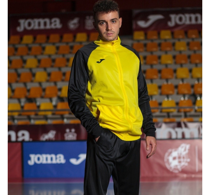 Чоловічий спортивний костюм Joma ACADEMY IV TRACKSUIT жовтий,чорний XL 101966.901 XL
