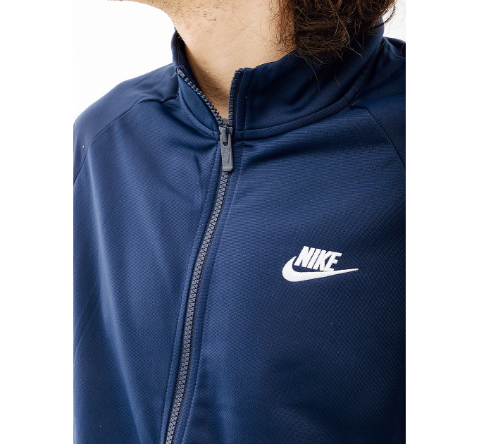 Чоловічий Спортивний костюм Nike CLUB PK TRK SUIT Синій S (7dFB7351-410 S)