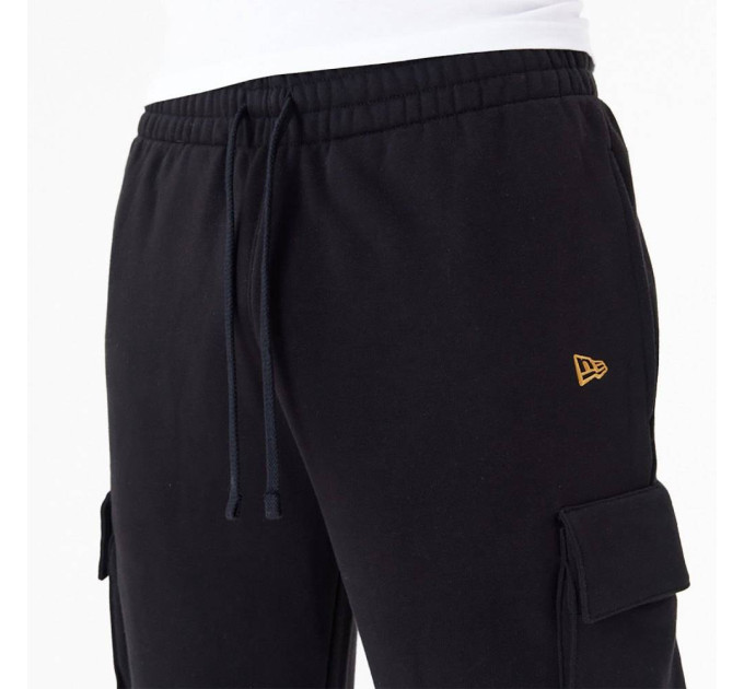Чоловічі Штани New Era NE SCRIPT CARGO Чорний M (7d60435397 M)
