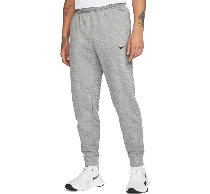 Чоловічі Штани Nike Tapered Fitness Pants Сірий L (7dDQ5405-063 L)