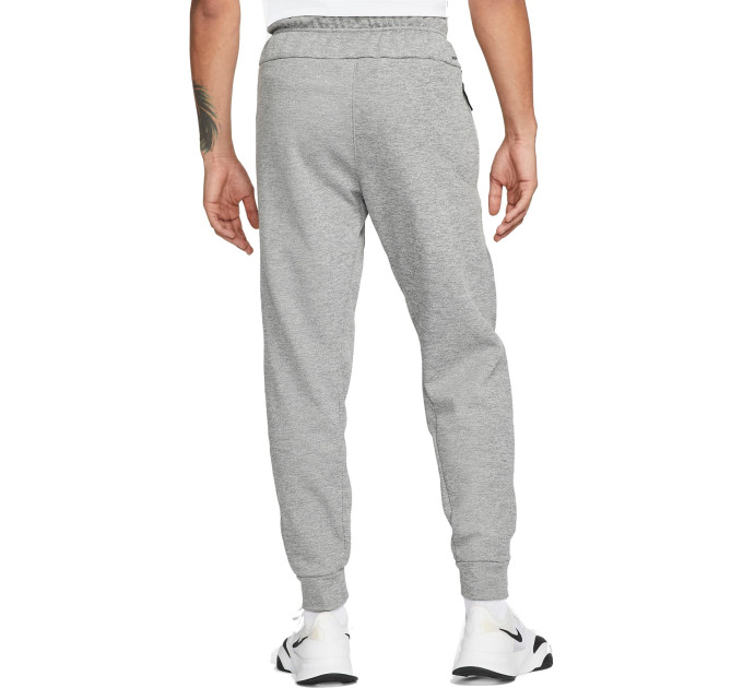 Чоловічі Штани Nike Tapered Fitness Pants Сірий L (7dDQ5405-063 L)
