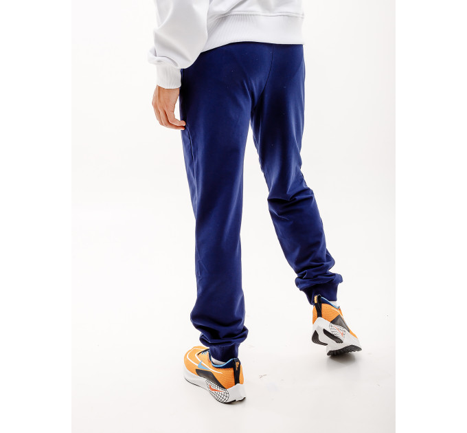 Чоловічі Штани AUSTRALIAN ESSENTIAL FLEECE PANTS RIB BOTTOM Синій S (7dLSUPA0010-842 S)
