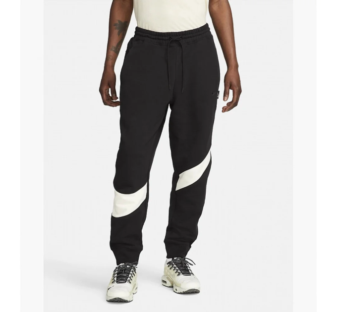Чоловічі Штани Nike M SWOOSH FLC PANT Чорний L (7dDX0564-013 L)
