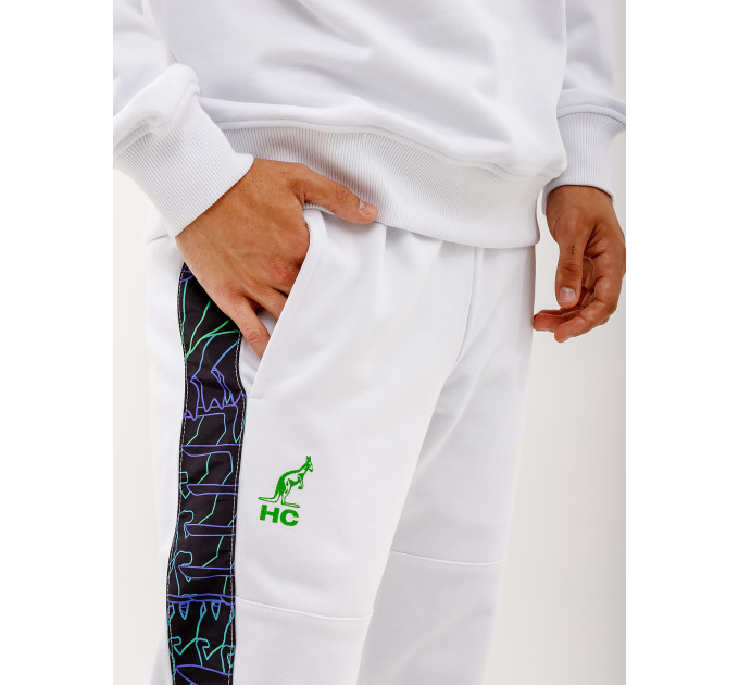 Чоловічі Штани AUSTRALIAN FLOWING FILE FLEECE TROUSERS Білий S (7dHCUPA0032-002 S)