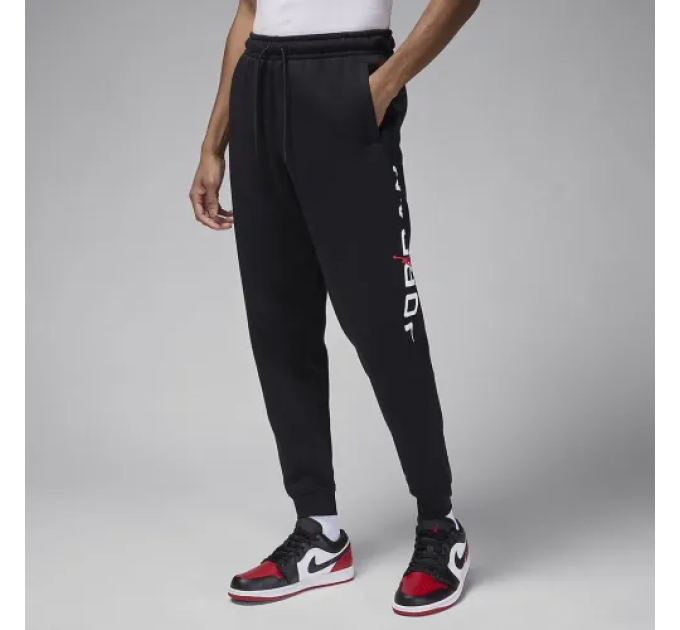 Чоловічі Штани Nike M J ESS JD AIR STRCH FLC PANT Чорний L (7dHQ4645-010 L)