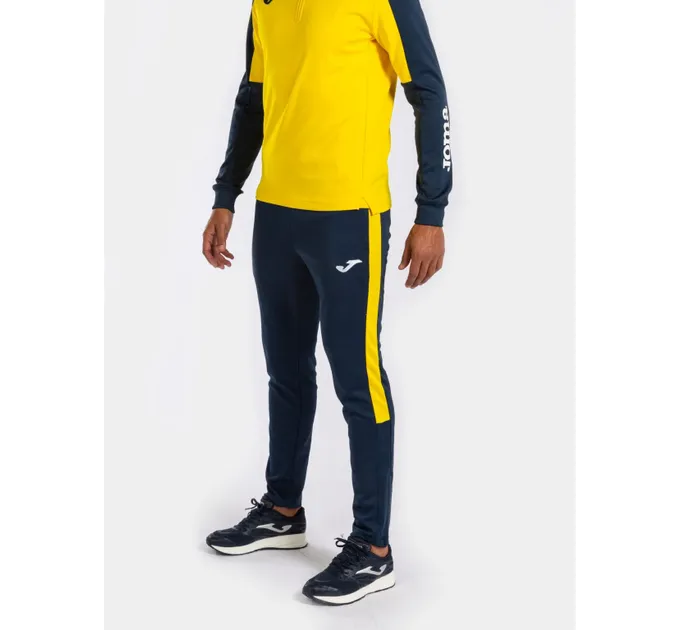 Спортивні штани Joma ECO CHAMPIONSHIP Темно-синій, Жовтий M (102752.339)