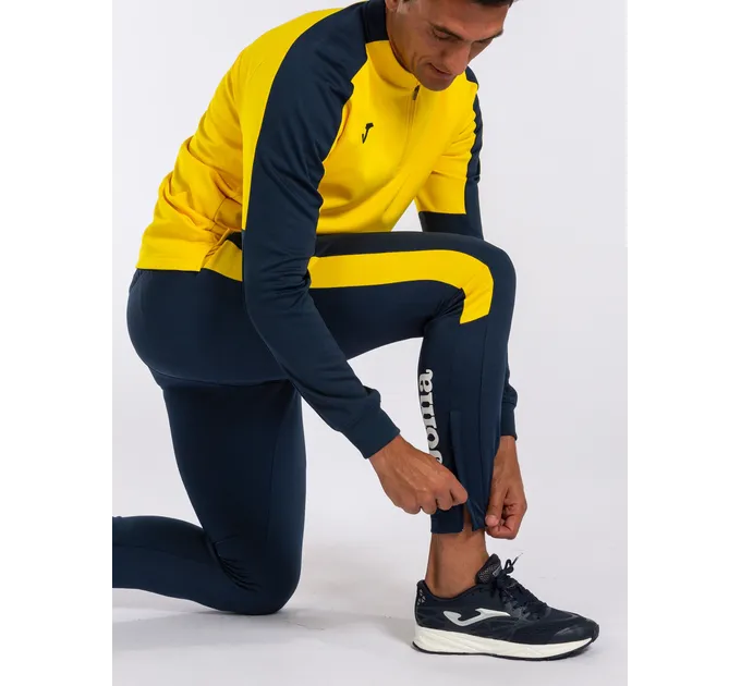 Спортивні штани Joma ECO CHAMPIONSHIP Темно-синій, Жовтий M (102752.339)