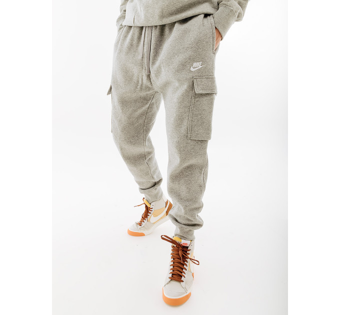 Чоловічі Штани Nike CLUB PANT CARGO BB Різнокольоровий Сірий M (7dCD3129-063 M) Чоловічі Штани Nike CLUB PANT CARGO BB Різнокольоровий Сірий M (7dCD3129-063 M)