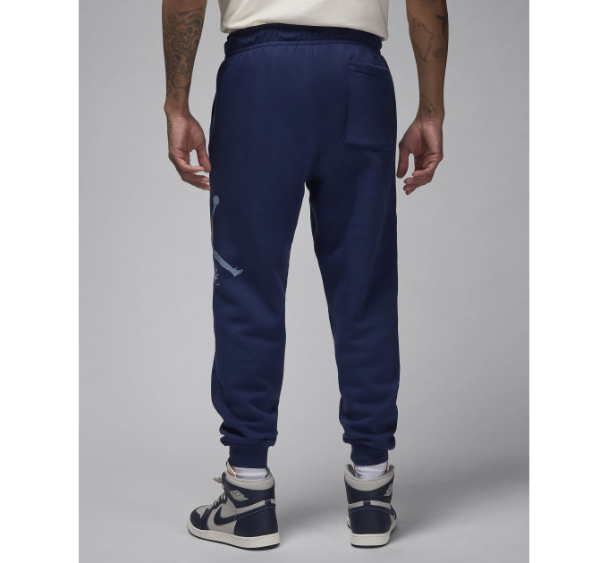 Чоловічі Штани Jordan M J ESS FLC BASELINE PANT Синій L (7dFD7345-410 L)