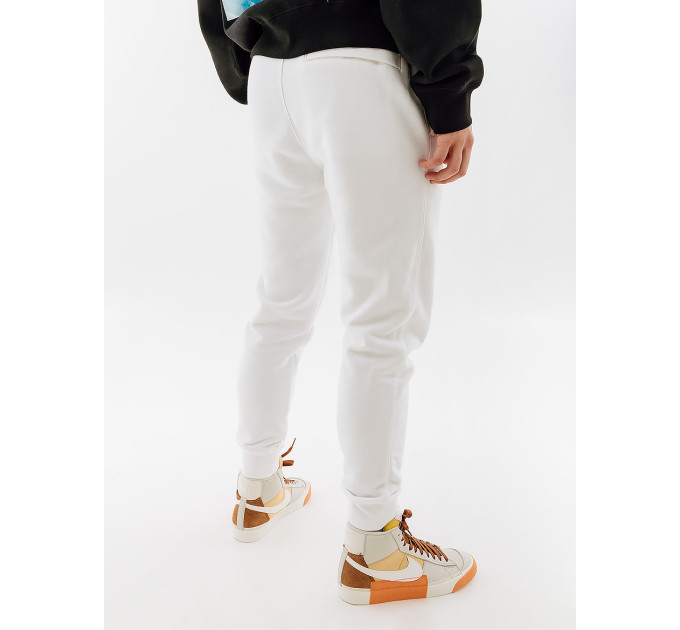 Чоловічі Штани Nike CLUB JGGR BB Білий L (7dBV2671-100 L)